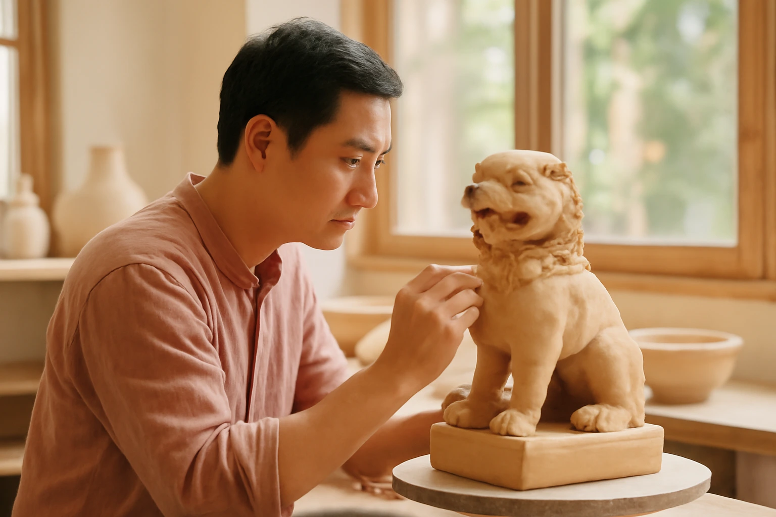 Kiếm, kinh và sư tử xanh: giải nghĩa từng chi tiết trên tượng Văn Thù Bồ Tát và các biến thể